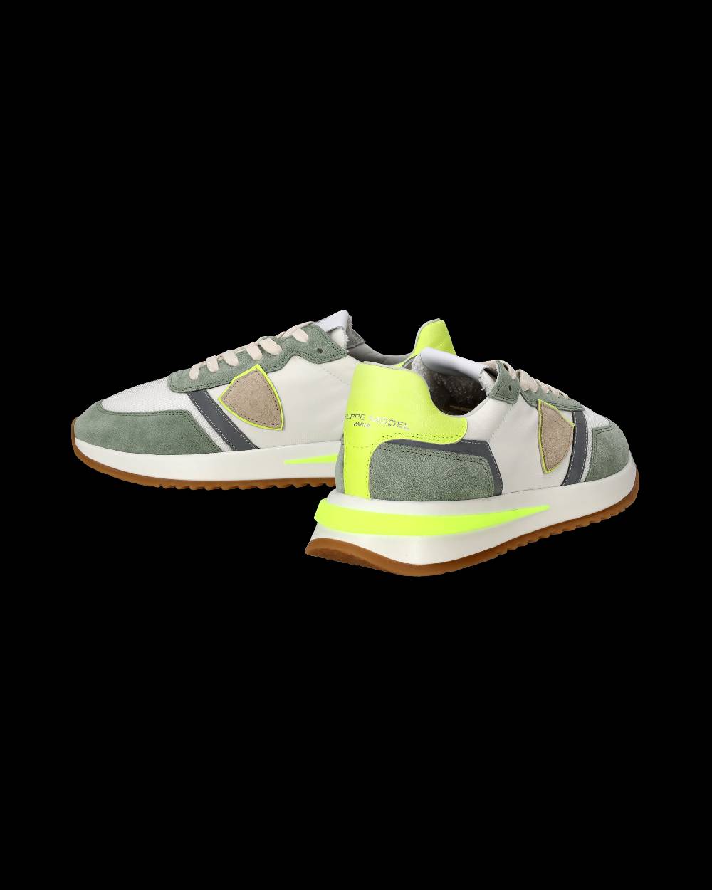 Philippe Model Sneakers Tropez 2.1 da Uomo Bianche e Gialle in Tessuto Tecnico Vendita Economica