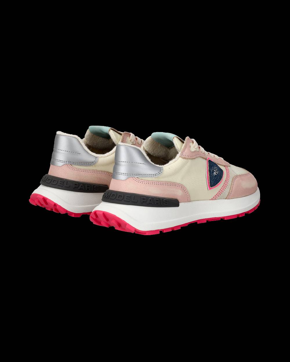 Philippe Model Sneaker running basse Antibes donna - rosa e burro Italy