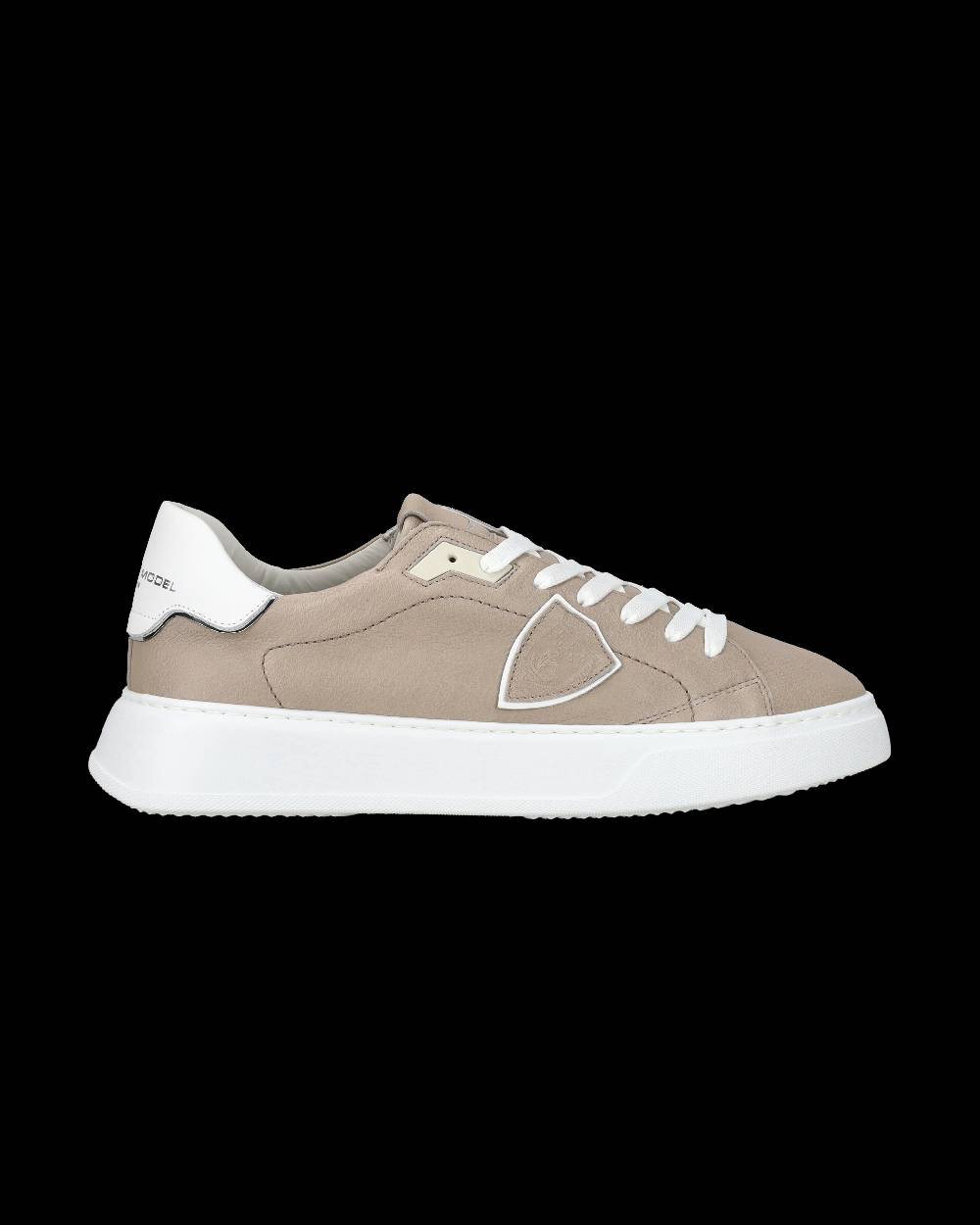 Philippe Model Sneaker casual Temple da uomo in pelle Nabuk - Grigio Pezzi Unici