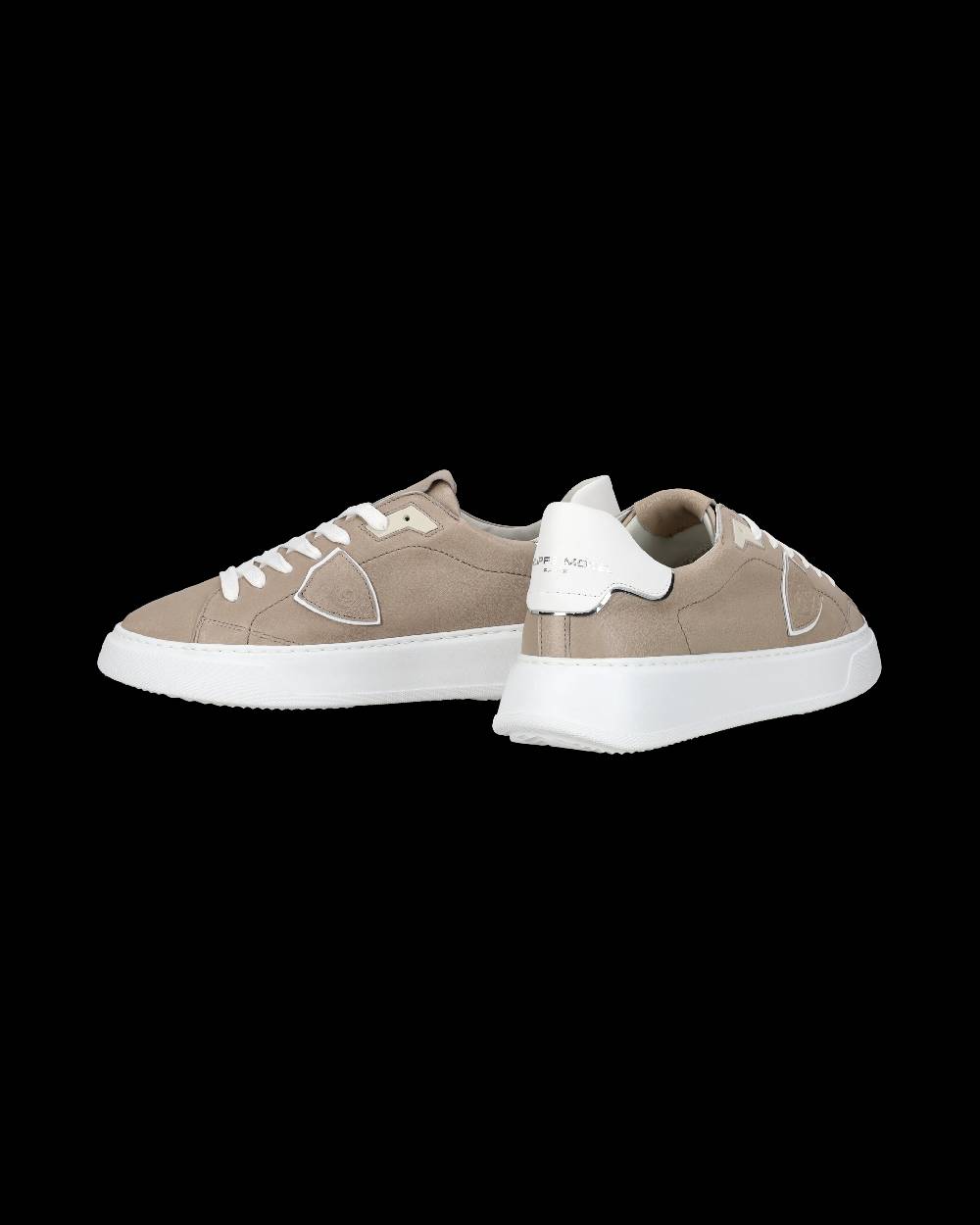 Philippe Model Sneaker casual Temple da uomo in pelle Nabuk - Grigio Pezzi Unici