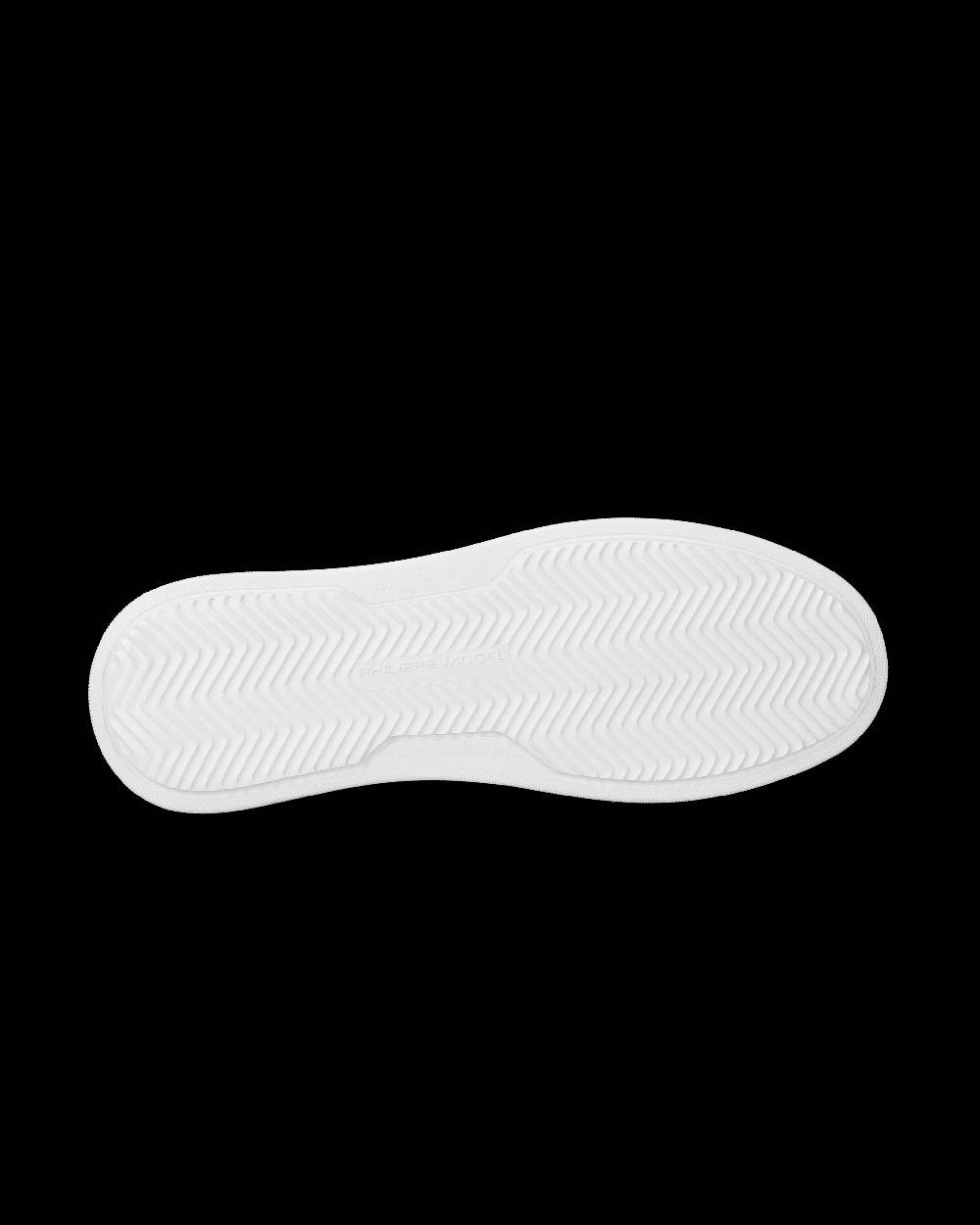 Philippe Model Sneaker casual Temple da uomo in pelle - Bianco e rosso Negozi Online