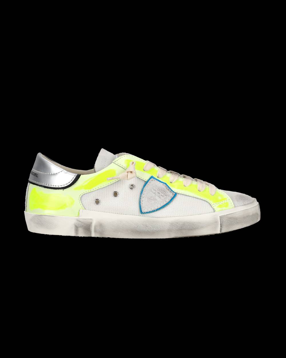 Philippe Model Sneaker basse Prsx uomo - bianco e giallo fluo Cyber Monday