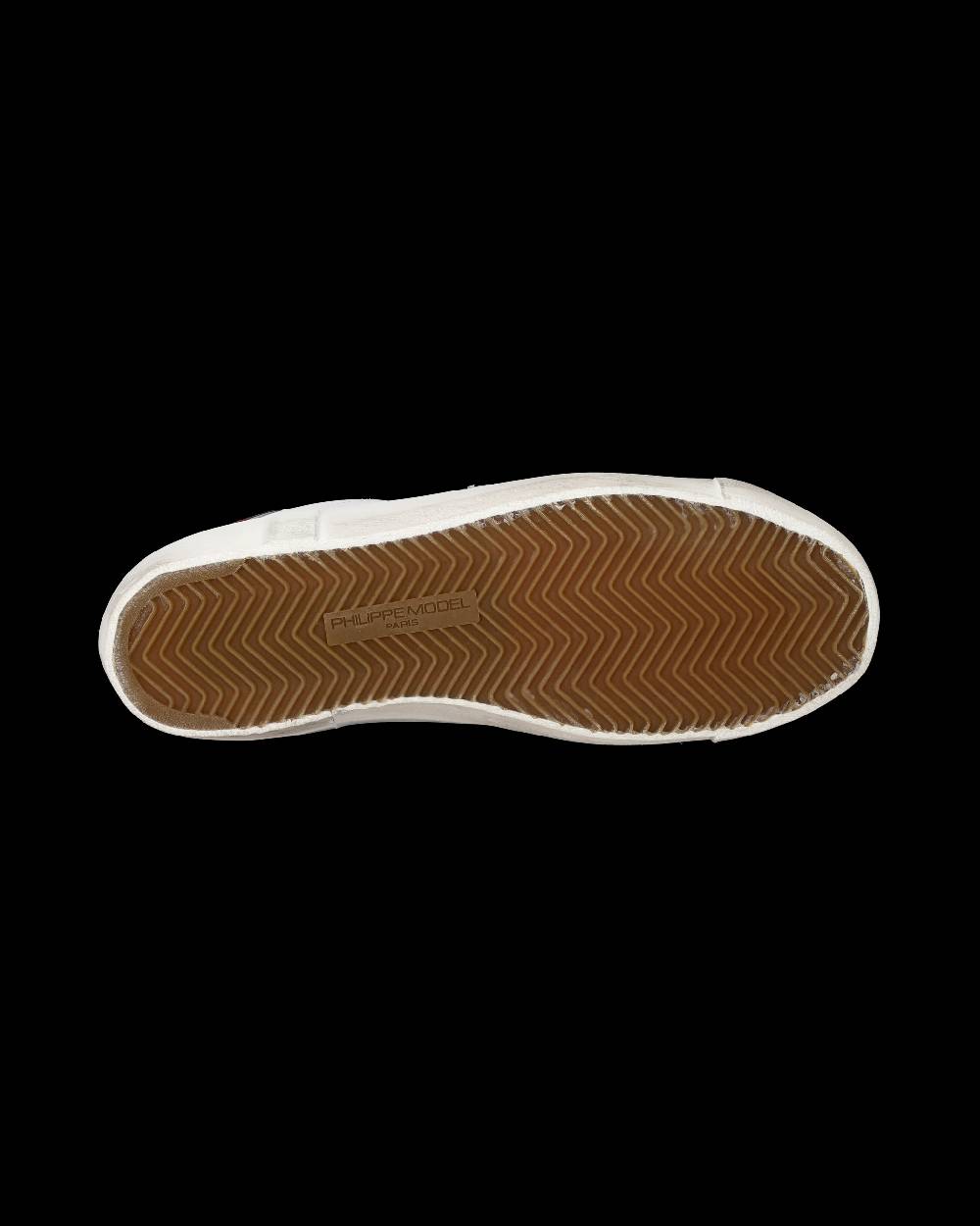 Philippe Model Sneakers Prsx da Uomo Bianche e Bordeaux in Pelle Scamosciata Offerta Pasqua