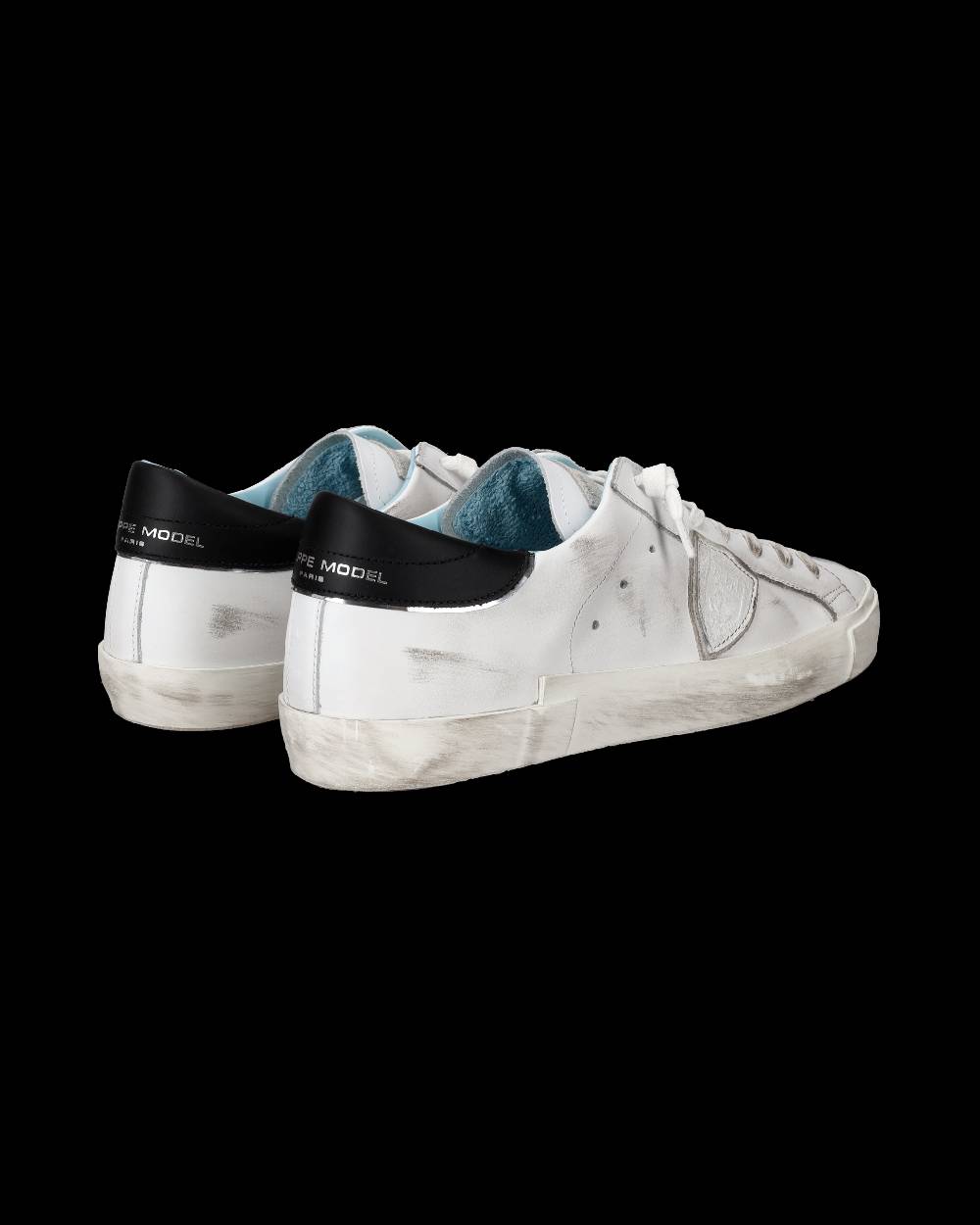 Philippe Model Sneaker bassa Prsx uomo - bianco e nero Offerta Giorno del Papà