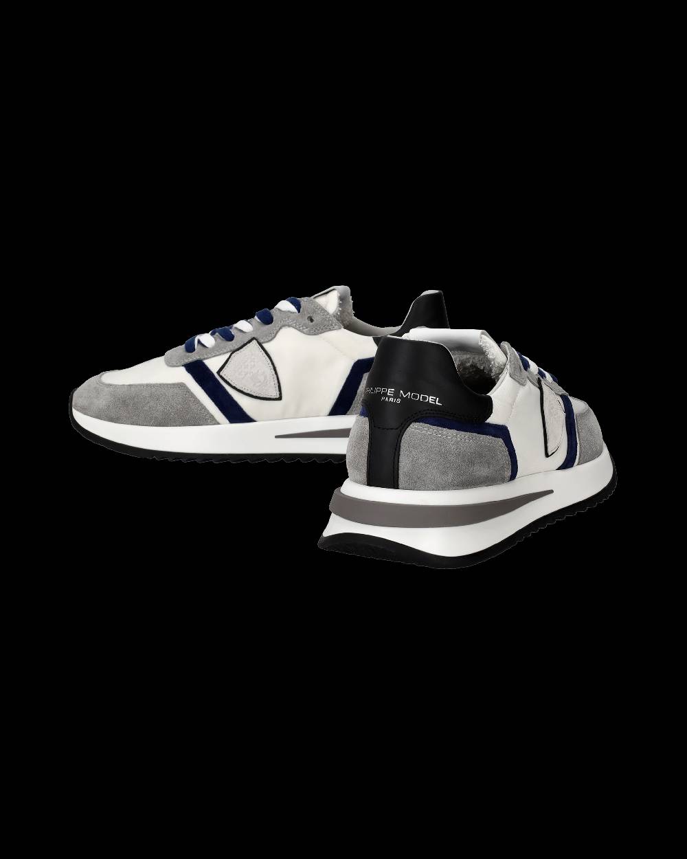 Philippe Model Sneaker basse Tropez 2.1 uomo - bianco e blu Offerta San Valentino