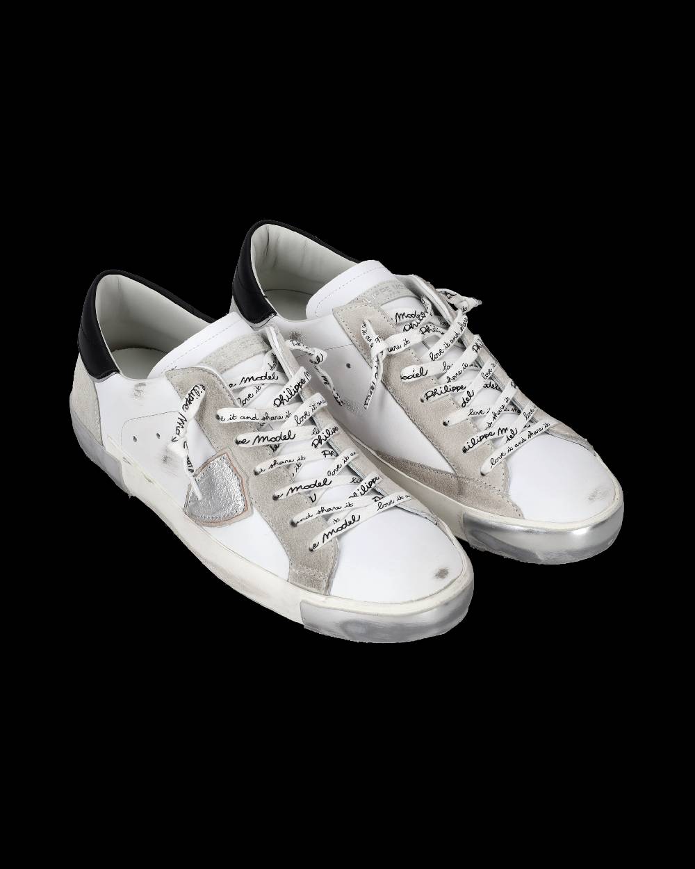 Philippe Model Sneaker bassa Prsx uomo - bianco e argento Offerta Anniversario
