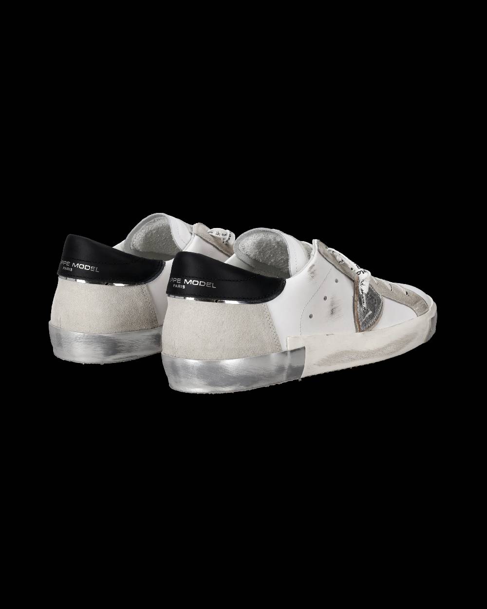Philippe Model Sneaker bassa Prsx uomo - bianco e argento Offerta Anniversario