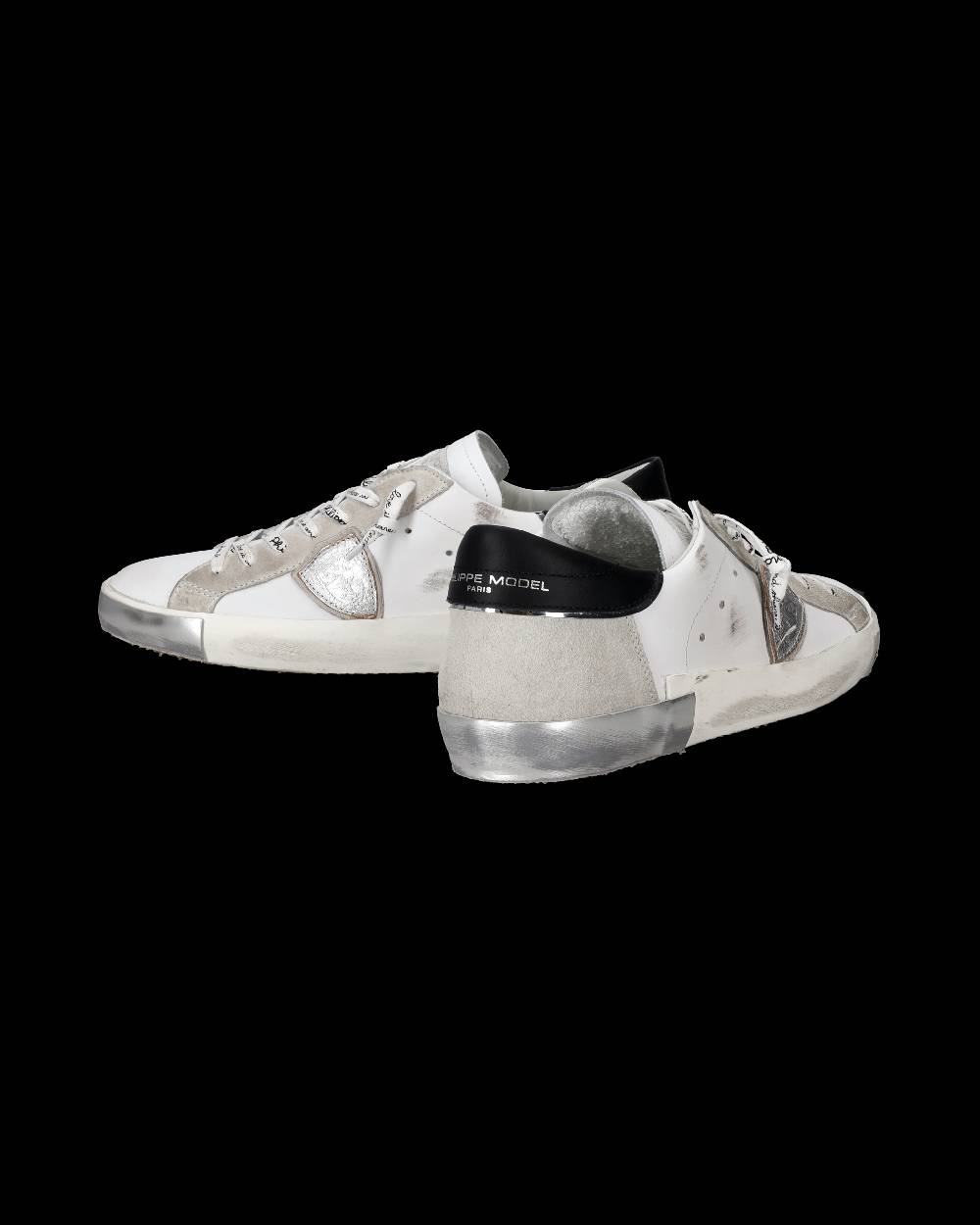 Philippe Model Sneaker bassa Prsx uomo - bianco e argento Offerta Anniversario