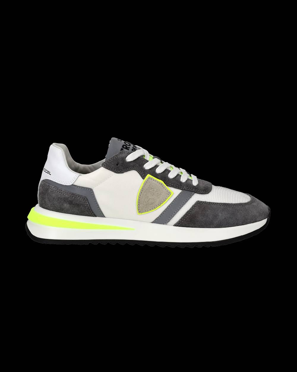 Philippe Model Sneakers Tropez 2.1 da Uomo Bianche e Grigie in Tessuto Tecnico Vendita calda