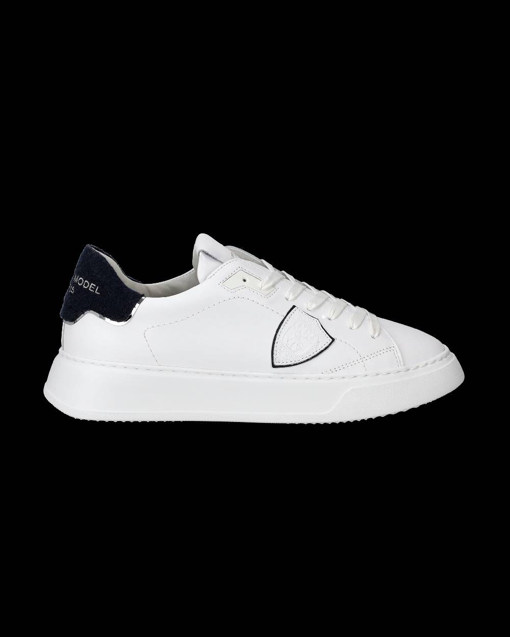 Philippe Model Sneaker basse Temple uomo - bianco e blu Offerta temporanea