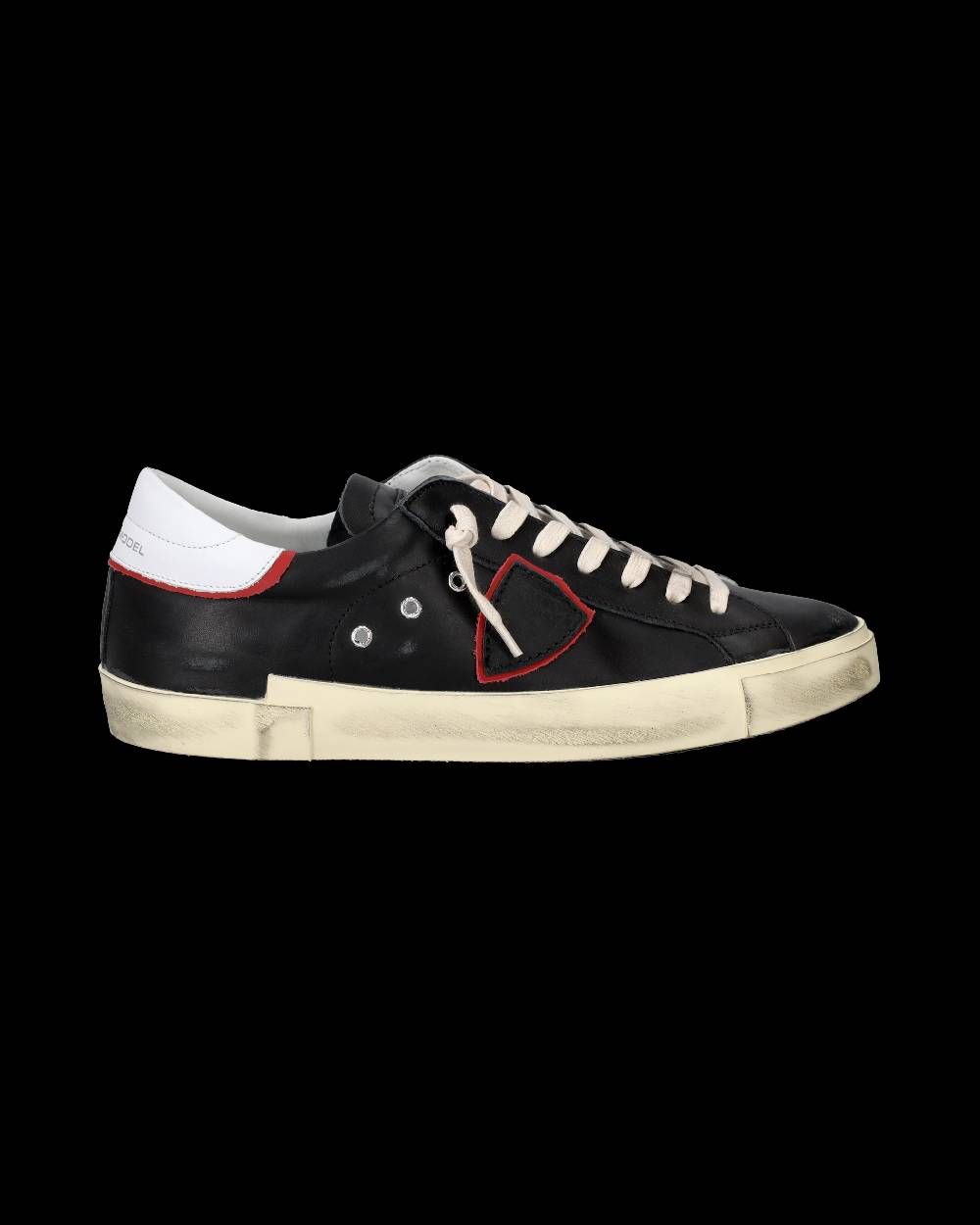 Philippe Model Sneakers Prsx da Uomo Nere e Rosse in Pelle Lightning offer