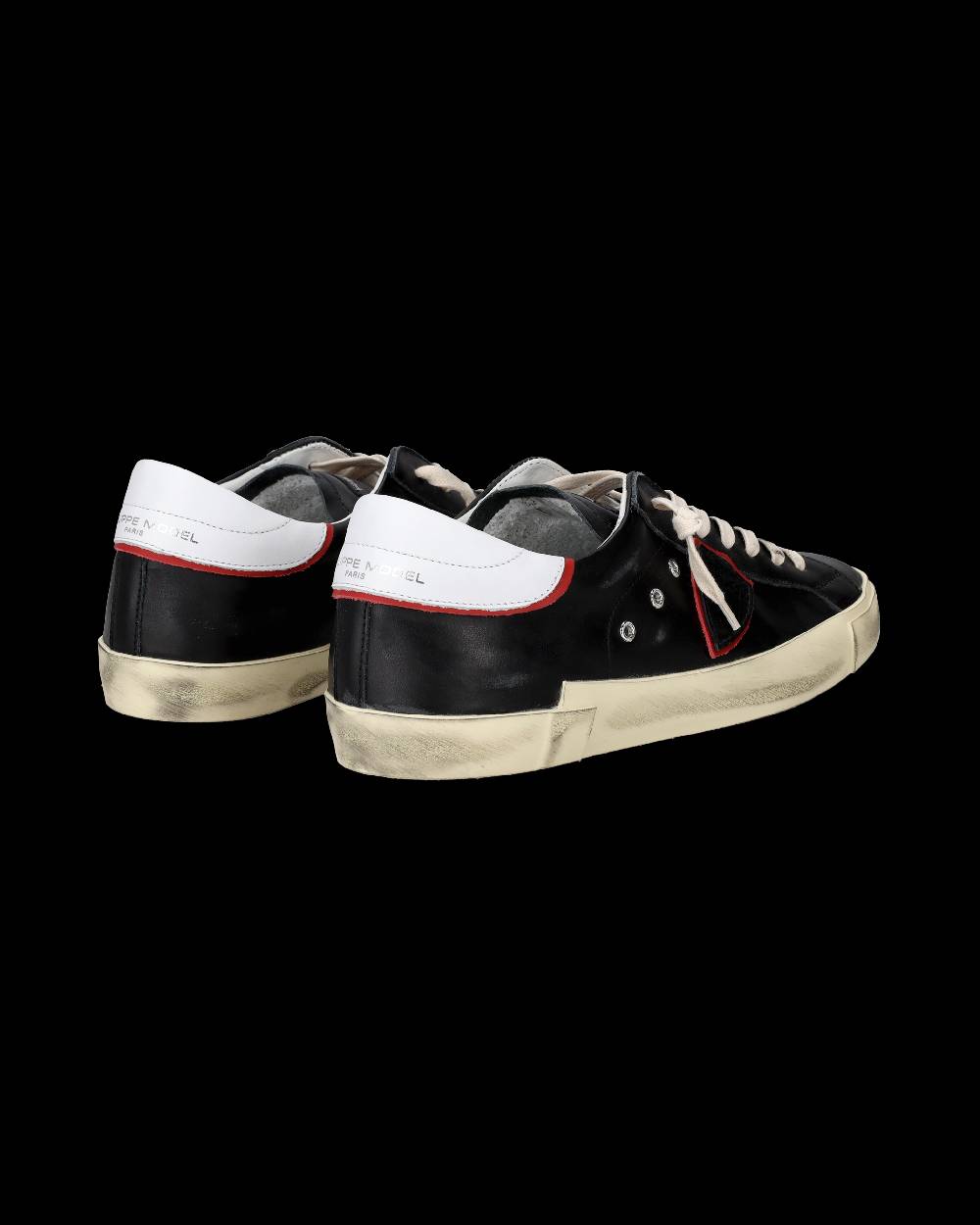 Philippe Model Sneakers Prsx da Uomo Nere e Rosse in Pelle Lightning offer