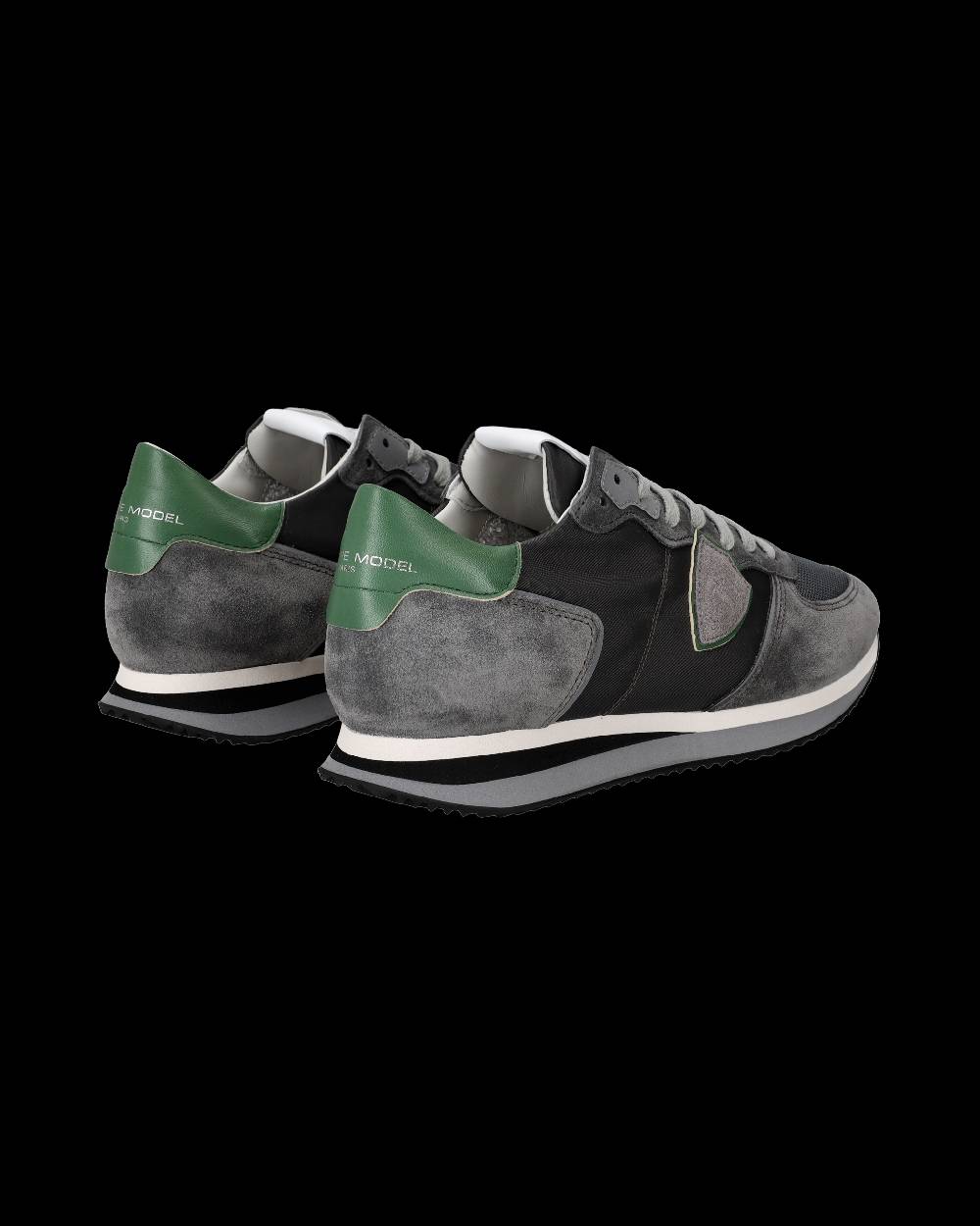 Philippe Model Sneaker basse Trpx uomo - antracite e verde Sconti VIP