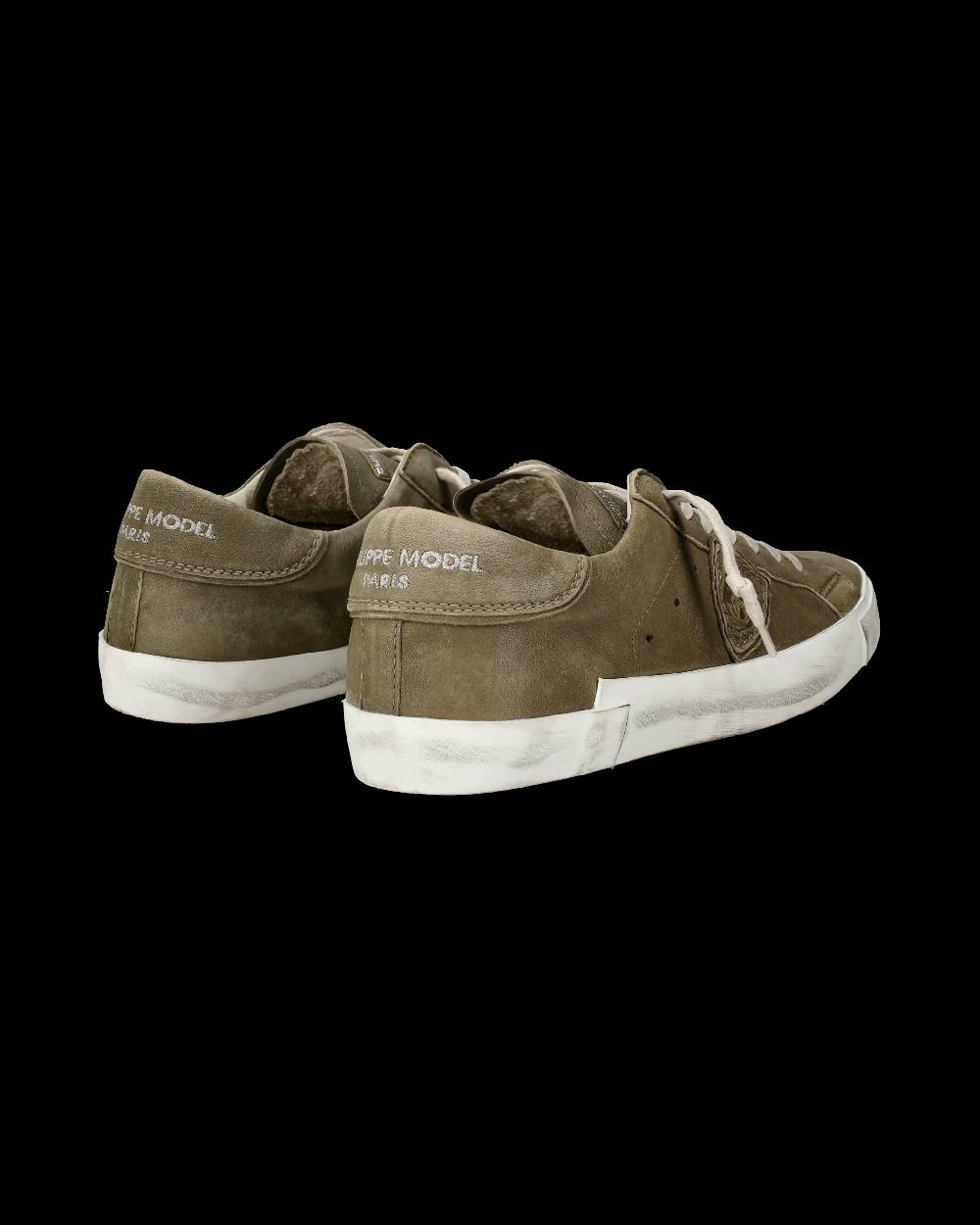 Philippe Model Sneakers Prsx da Uomo Verde in Pelle Morbida Prezzo basso