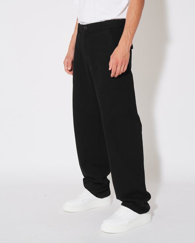 Philippe Model Pantaloni CHARLES da Uomo Neri in Bull Denim Super Saving Price