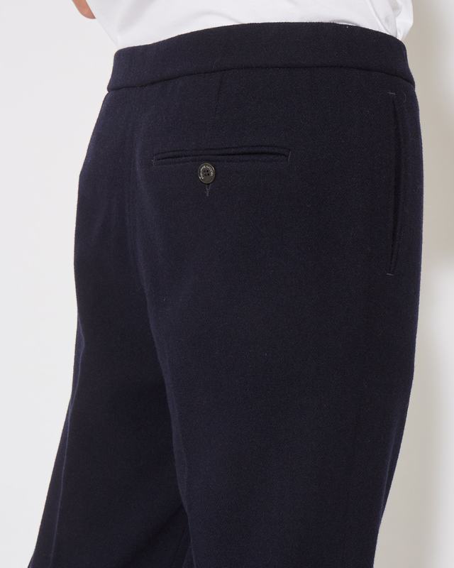 Philippe Model Pantaloni CESAR da Uomo Blu in Lana Ritorno libero