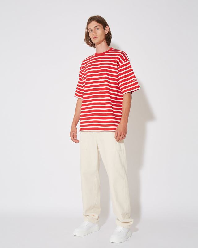 Philippe Model T-Shirt Maurice da Uomo Rossa in Cotone ACQUISTA ORA