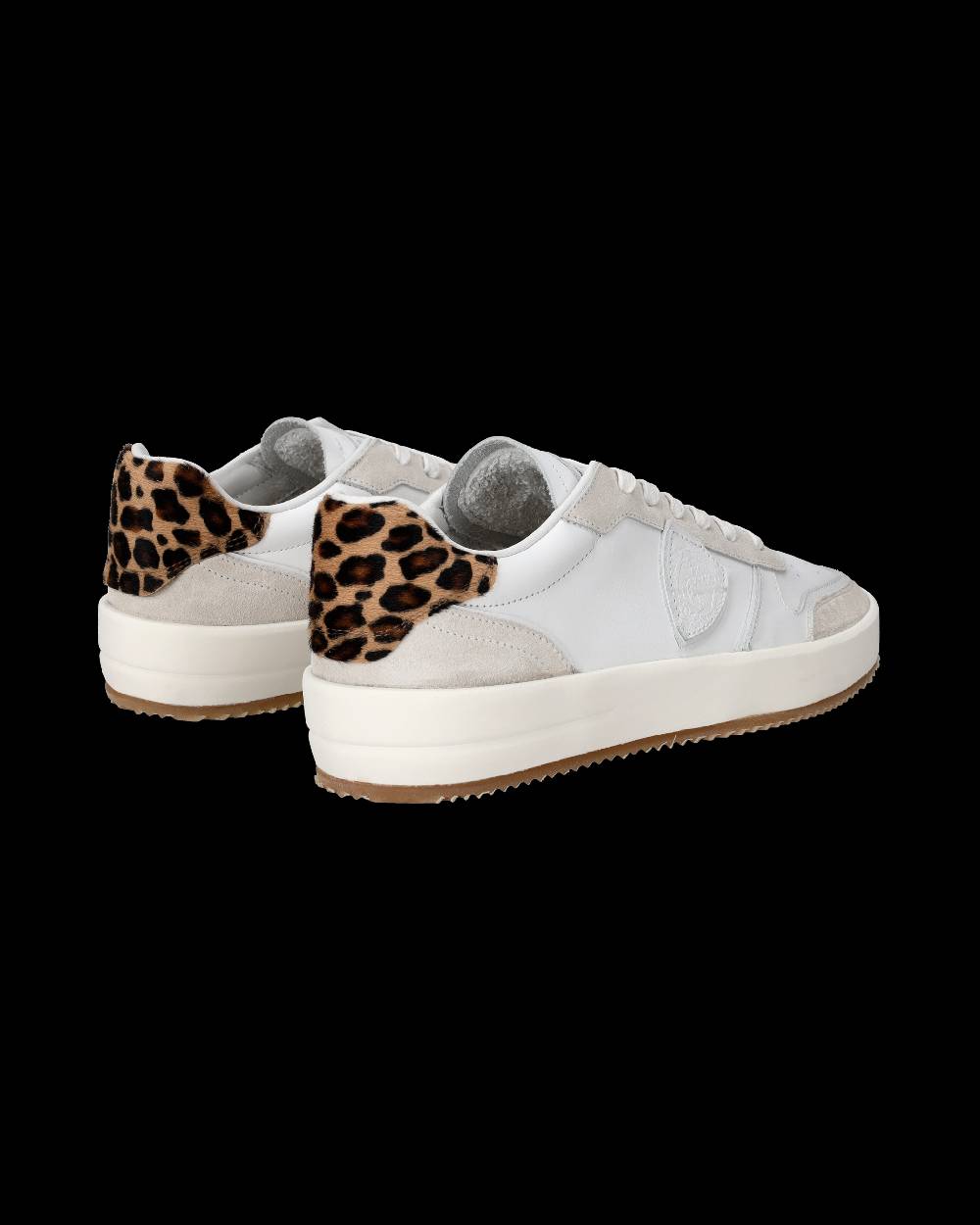 Philippe Model Sneaker bassa Nice uomo - bianco e animalier Fino al 60% di sconto