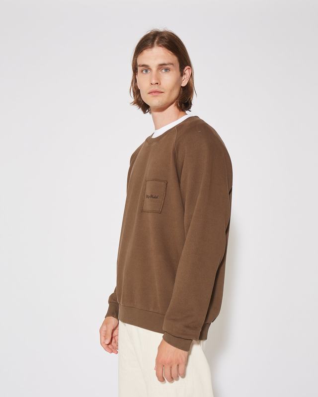 Philippe Model Felpa girocollo BERNARD da Uomo Marrone in Jersey Fino al 65% di sconto