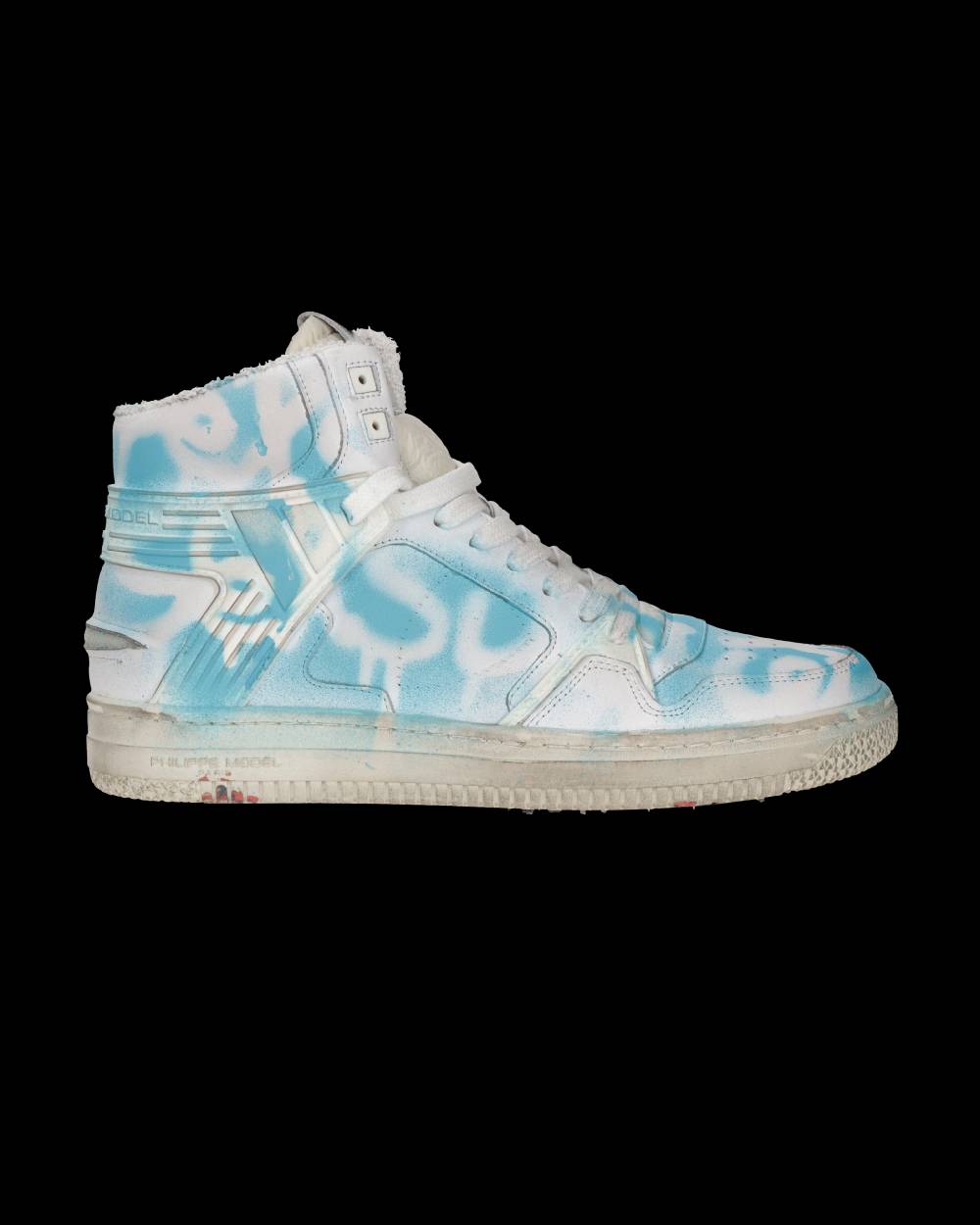Philippe Model Sneaker mid La Grande donna - bianco e azzurro Only for today