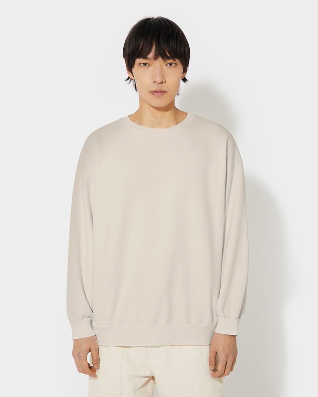 Philippe Model Felpa girocollo BASTIEN da Uomo Ecru in Pelle Offerta speciale della fabbrica