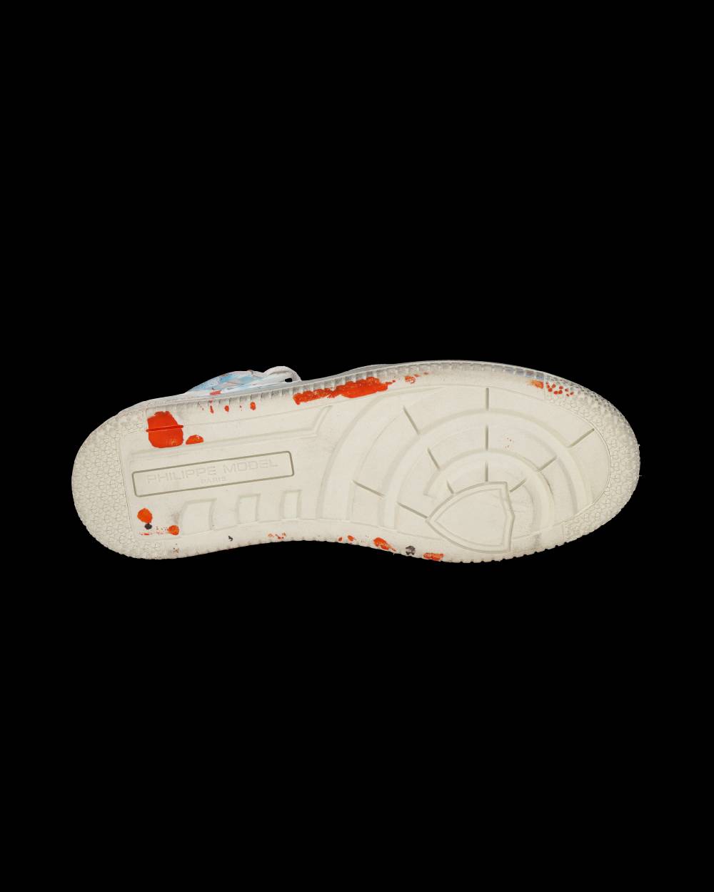 Philippe Model Sneaker mid La Grande donna - bianco, azzurro e rosso Solo un giorno rimasto