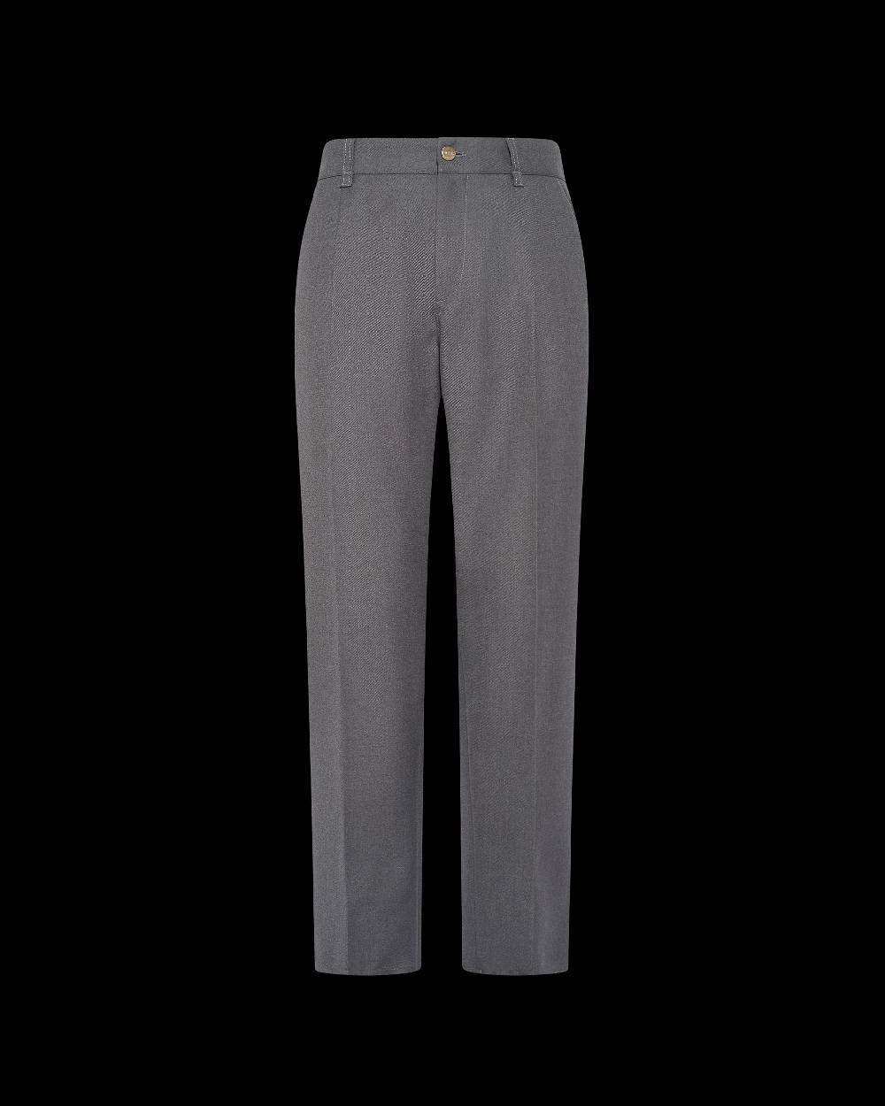 Philippe Model Pantaloni chino Claude da Uomo Grigi in Lana Enormi sconti