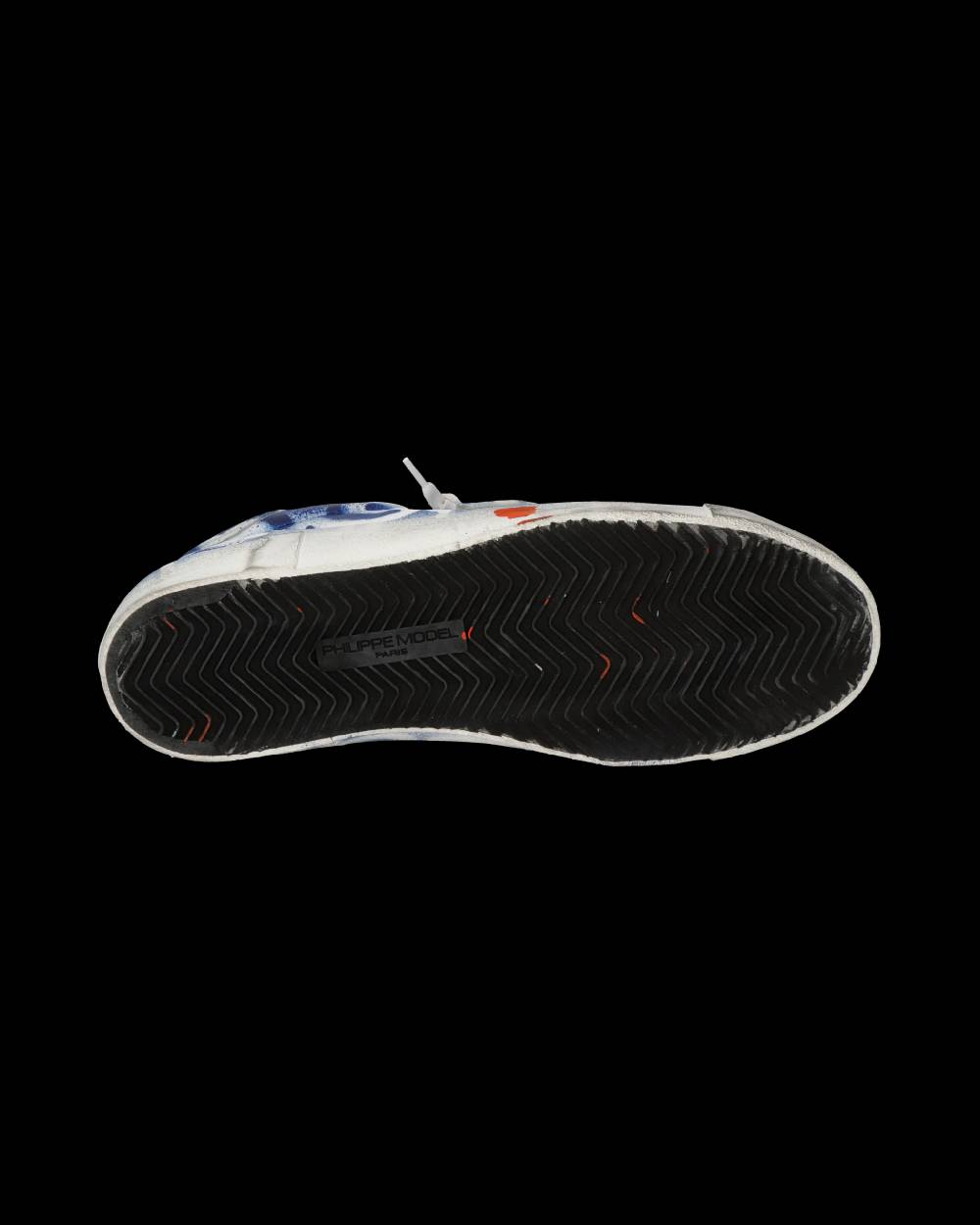 Philippe Model Sneaker bassa PRSX uomo - bianco e blu 50% di sconto con spedizione gratuita