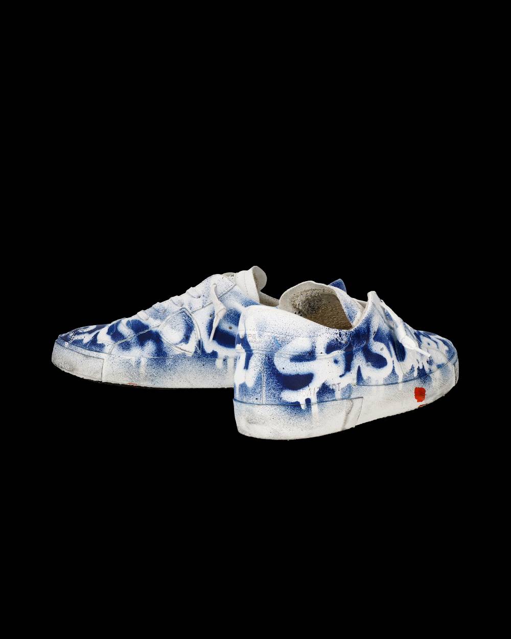 Philippe Model Sneaker bassa PRSX uomo - bianco e blu 50% di sconto con spedizione gratuita
