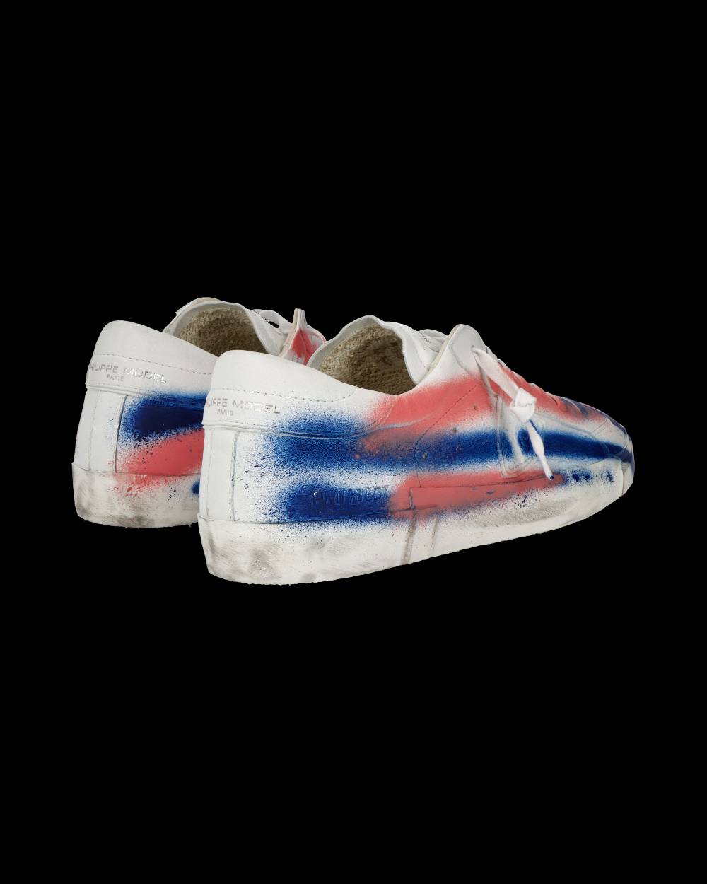 Philippe Model Sneaker bassa PRSX uomo - bianco, blu e rosa Officina