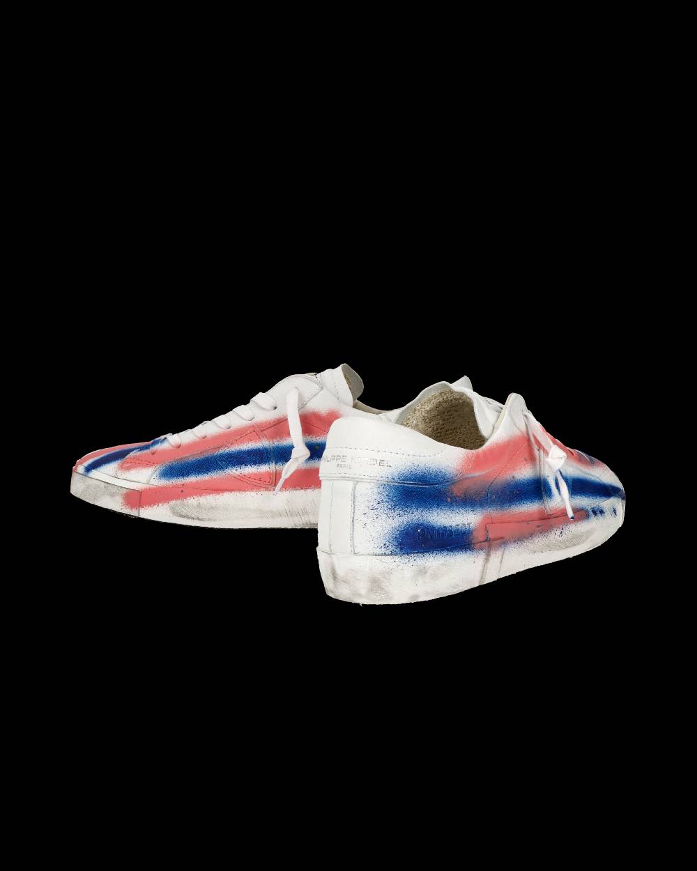 Philippe Model Sneaker bassa PRSX uomo - bianco, blu e rosa Officina
