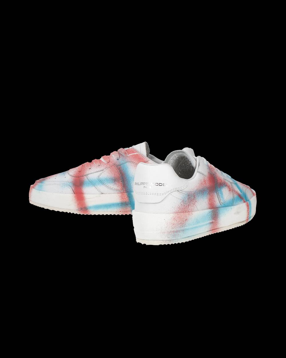 Philippe Model Sneaker bassa Nice uomo - bianco, corallo e blu Duty-free