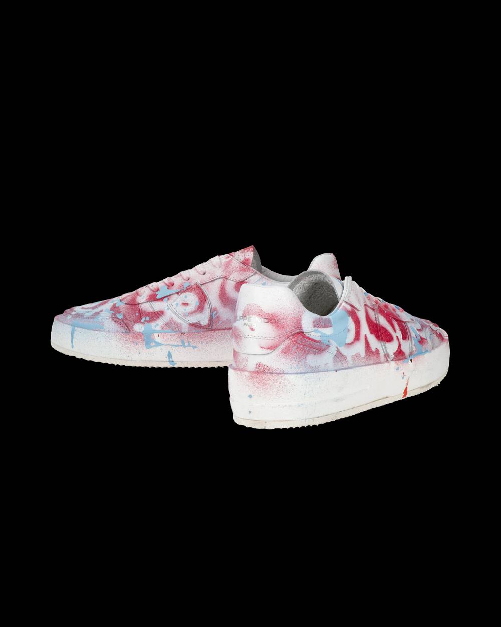 Philippe Model Sneaker bassa Nice uomo - bianco, rosso e azzurro Sconti questo mese