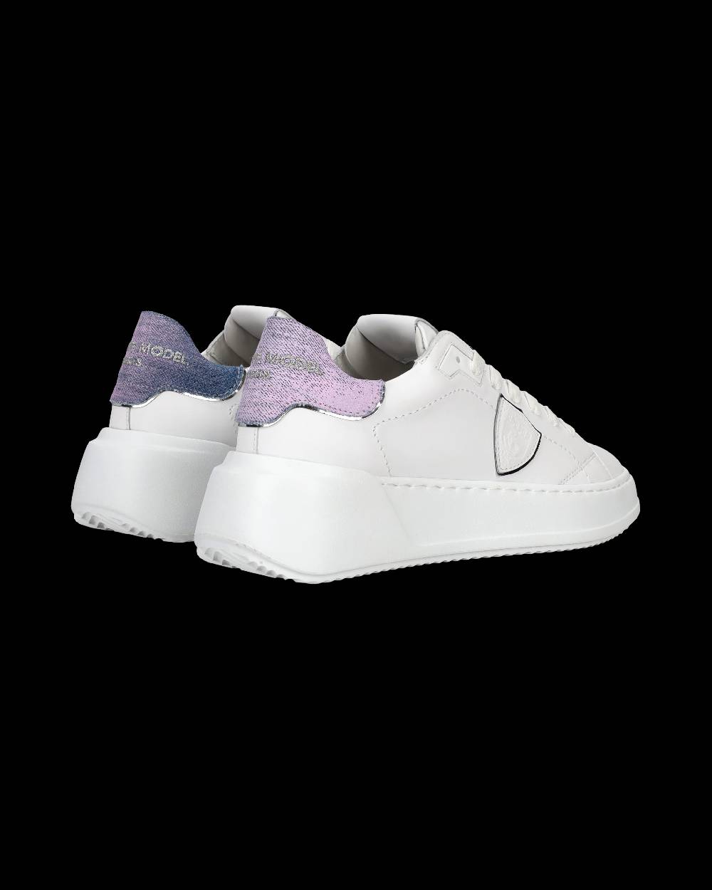 Philippe Model Sneaker bassa Tres Temple donna - bianco e azzurro Italia