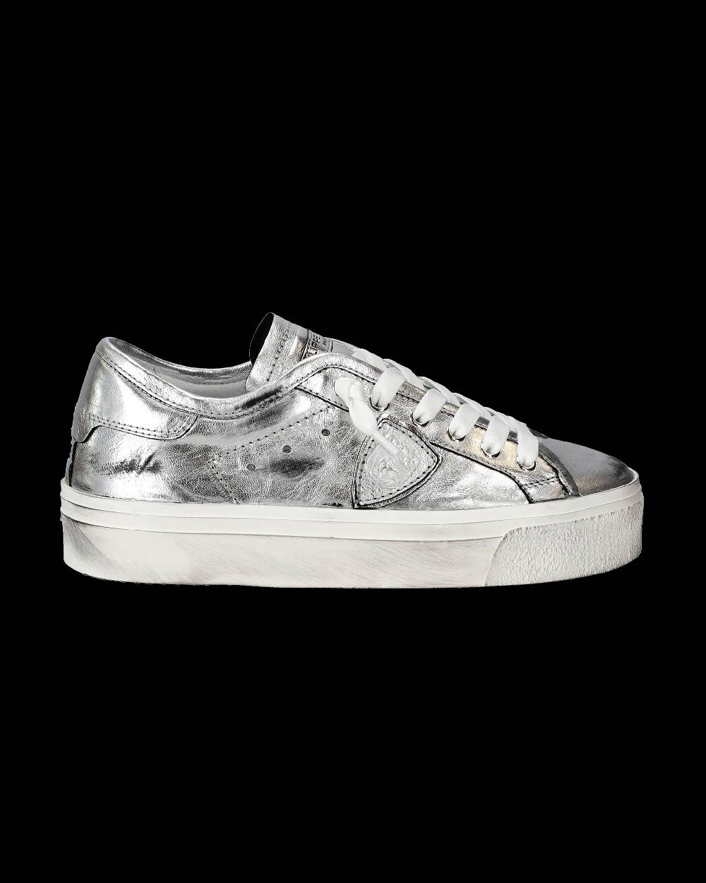 Philippe Model Sneaker basse Prsx Haute donna - argento In Linea