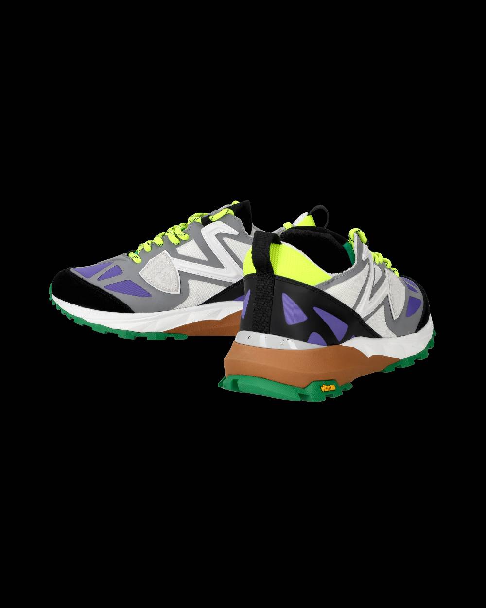 Philippe Model Sneakers Rocx da Uomo Grigie e Bianche in Tessuto Tecnico Soddisfazione Garantita