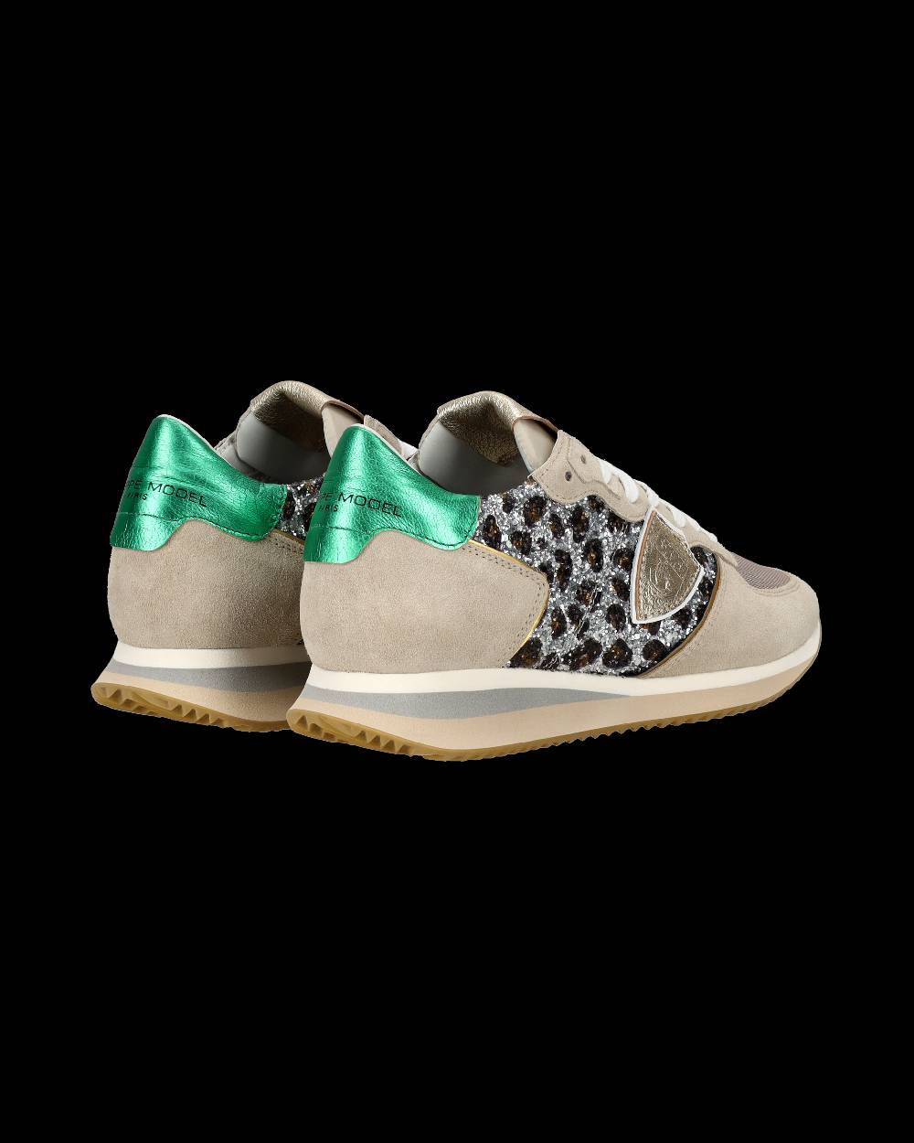 Philippe Model Sneaker casual Trpx da donna in pelle scamosciata - Dorato Affare Del Giorno