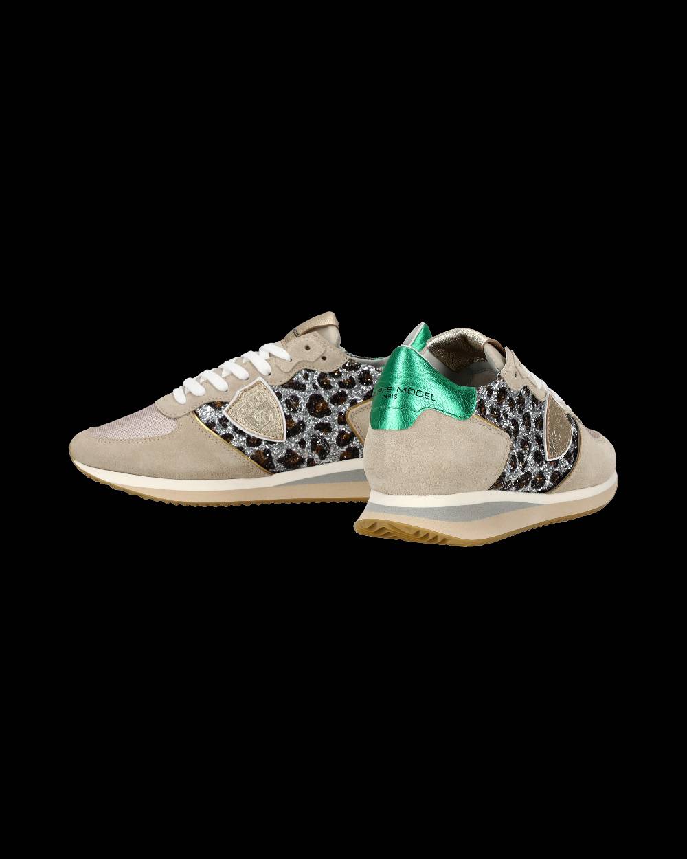 Philippe Model Sneaker casual Trpx da donna in pelle scamosciata - Dorato Affare Del Giorno