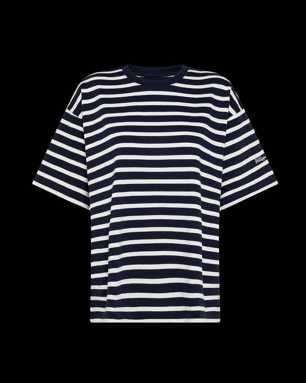 Philippe Model T-Shirt Monique da Donna Blu in Cotone Economico