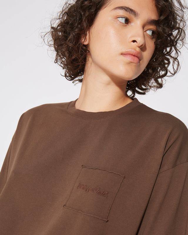 Philippe Model T-Shirt Monique da Donna Marrone in Jersey Online