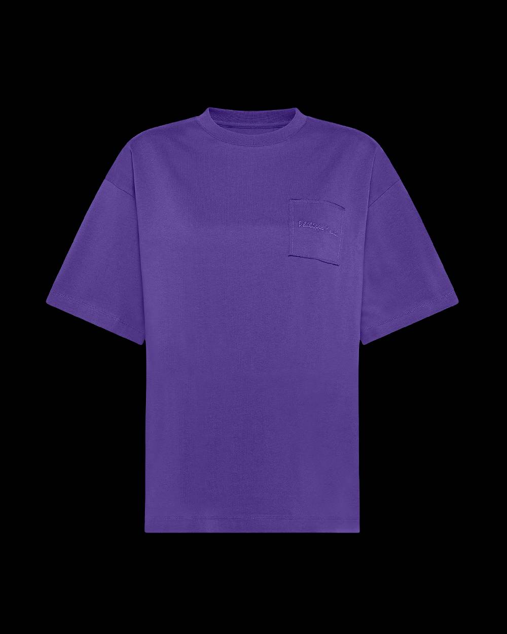 Philippe Model T-Shirt Monique da Donna Viola in Jersey Outlet
