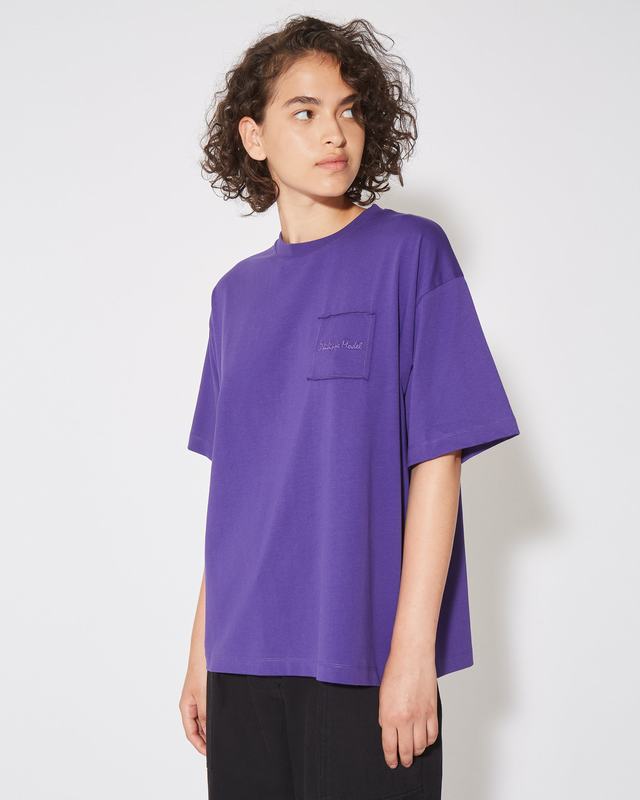 Philippe Model T-Shirt Monique da Donna Viola in Jersey Outlet