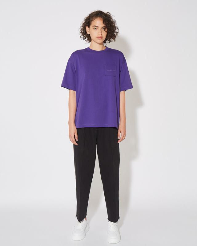 Philippe Model T-Shirt Monique da Donna Viola in Jersey Outlet