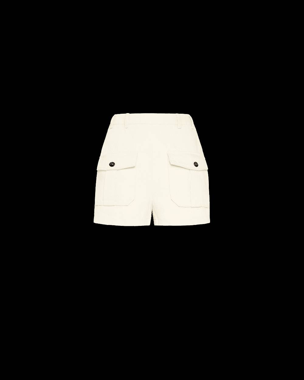 Philippe Model Bermuda Donna Ecru in Bull Denim Offerte