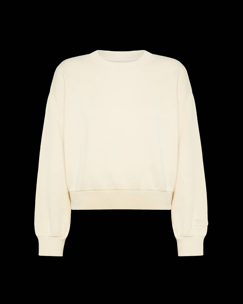 Philippe Model Felpa Cropped Beatrice da Donna Beige ecru in Jersey Hotsell