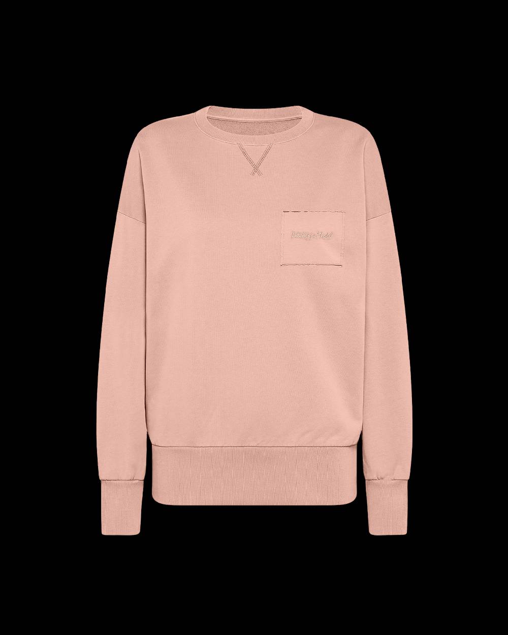 Philippe Model Felpa girocollo Brigitte da Donna Rosa in Jersey Vendita Calda