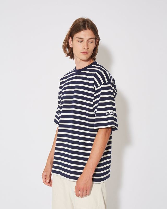 Philippe Model T-Shirt Maurice da Uomo Blu in Cotone Vendita Economica