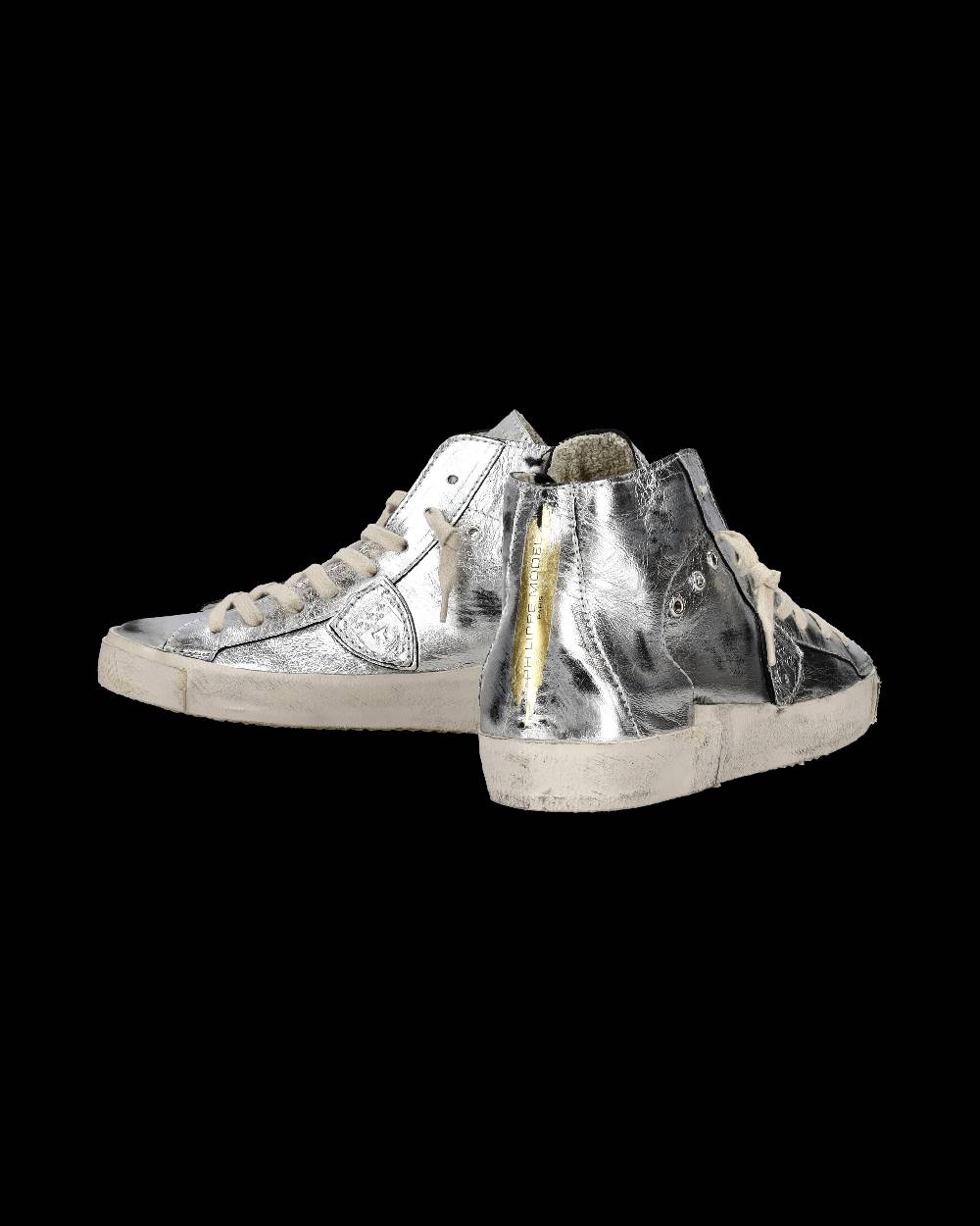 Philippe Model Sneaker alta Prsx High donna - argento Prezzo di fabbrica