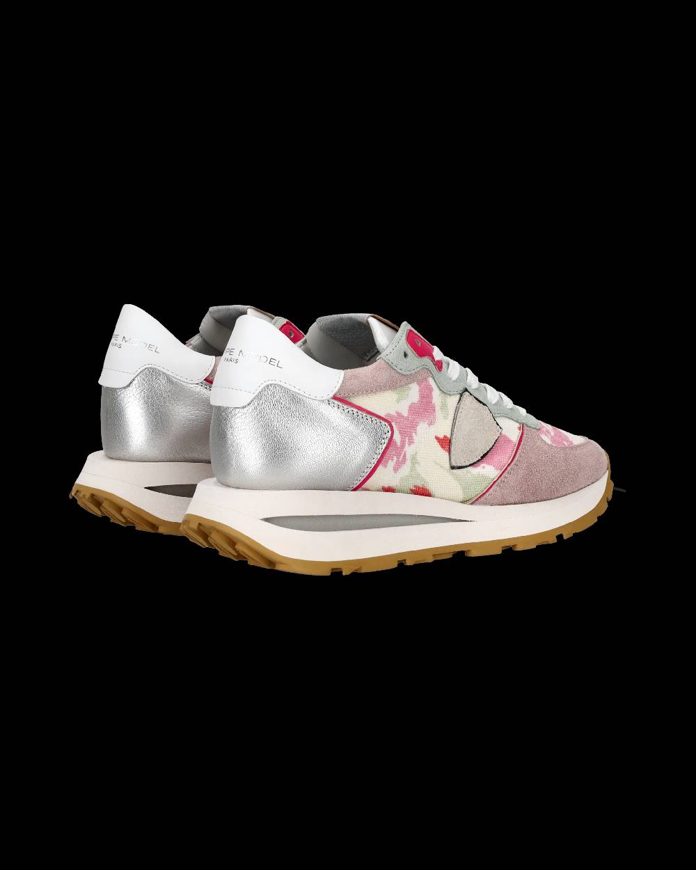 Philippe Model Sneaker basse Tropez Haute donna - bianco e rosa Comprare a buon mercato