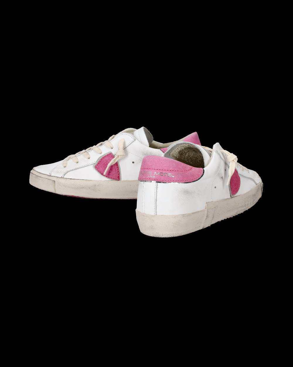 Philippe Model Sneaker basse Paris donna - bianco e fucsia Flash Sale